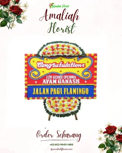 Bunga Papan Congratulation di Durian Payung